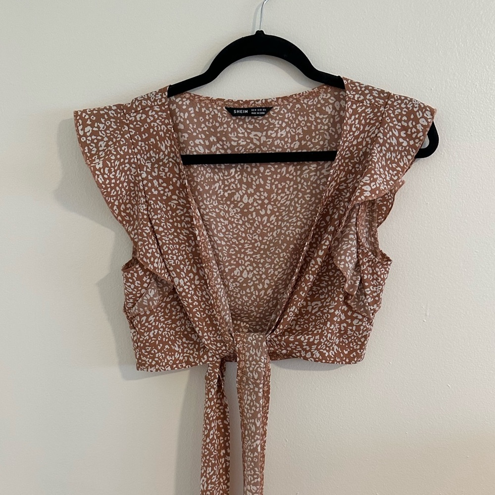 Front Tie Crop Top
